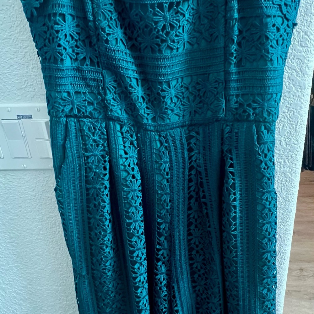 Anthropologie Crocheted Strapless Jumper